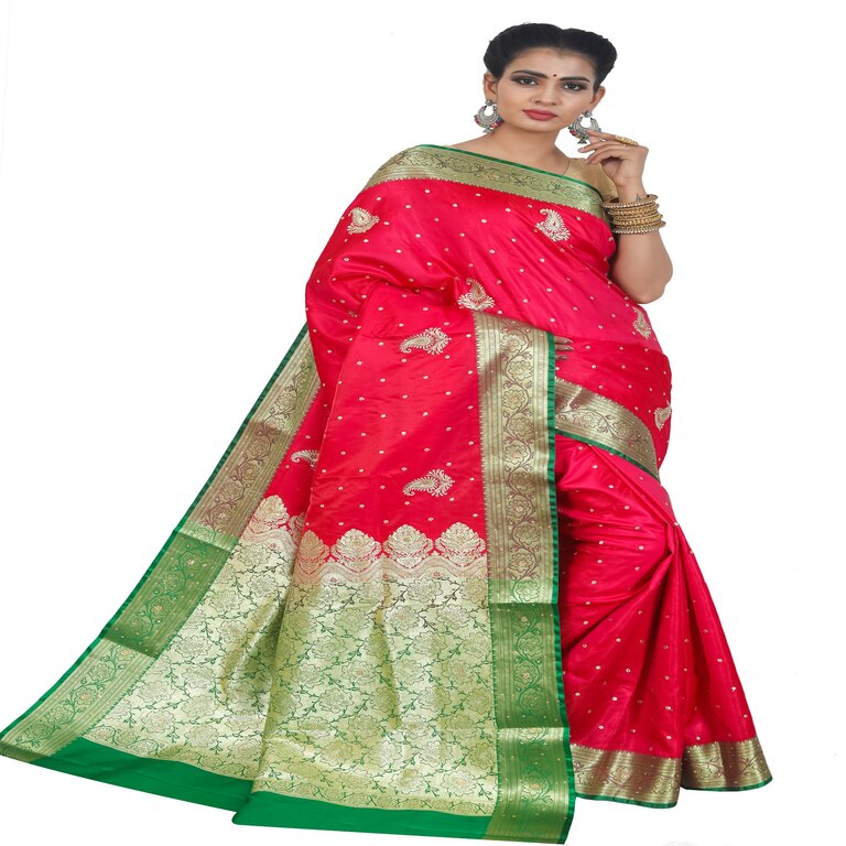 Kamila Creation Banarasi Silk Blend Saree